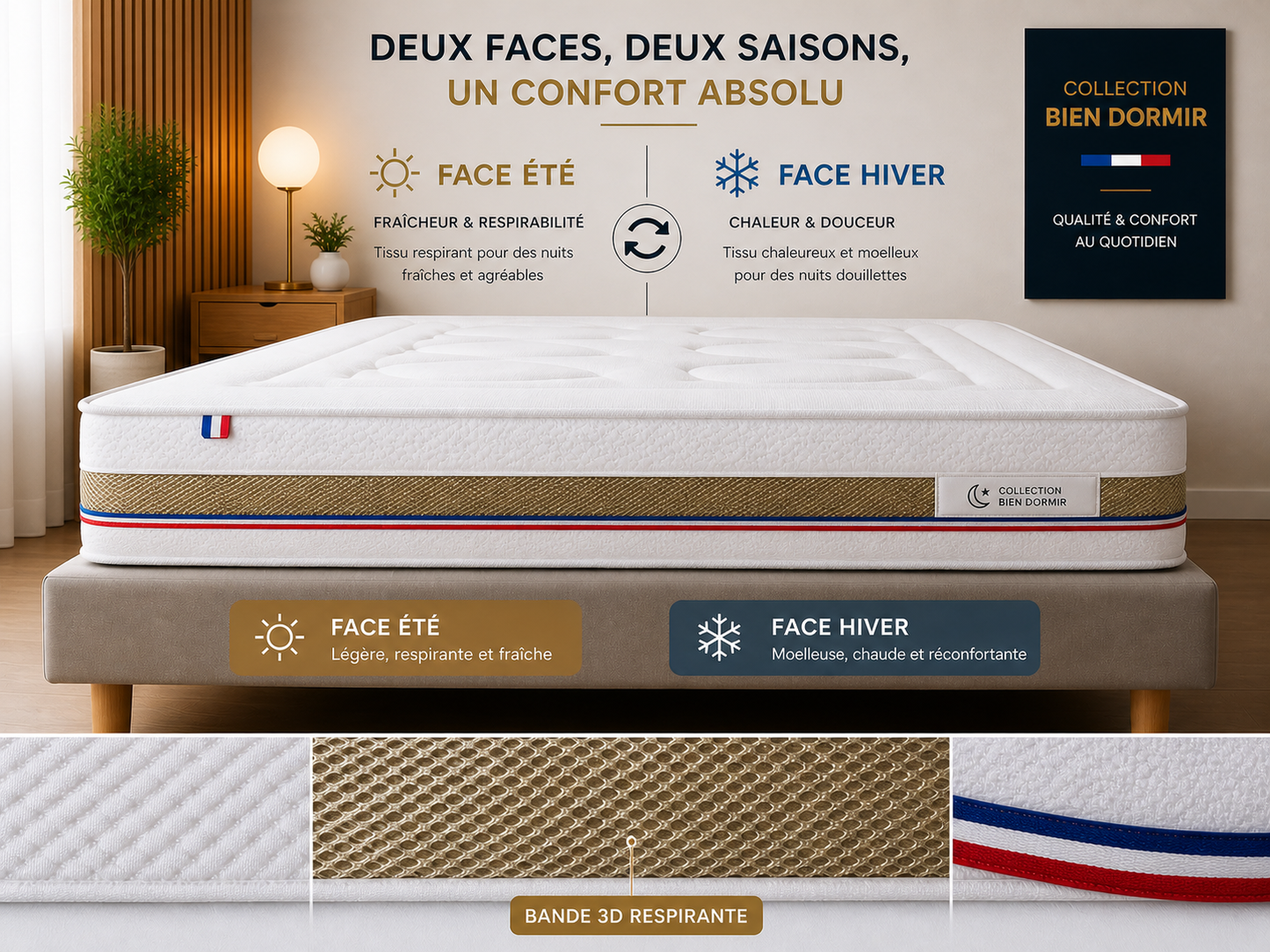 GOLDEN CACHEMIRE Collection Bien Dormir